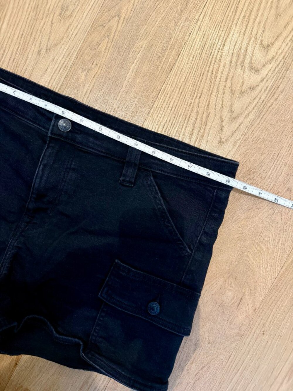 AE Next Level High-Waisted Denim Short - size 16 - Picture 8 of 12